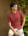 Linen Short Sleeve Shirt - EMSACS0687LSS1073