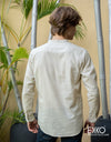 Linen Blend Long Sleeve Shirt EMSACS0733LCELS1648