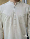 Linen Blend Long Sleeve Shirt EMSACS0733LCELS1648