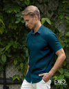 Linen Short Sleeve Shirt - EMSACS0736LSS1076