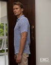 Linen Short Sleeve Shirt - EMSACS0739LSS1097