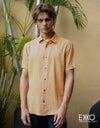 Linen Short Sleeve Shirt - EMSACS0742LSS