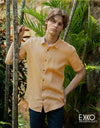 Linen Short Sleeve Shirt - EMSACS0742LSS