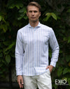 Linen Cotton Long Sleeve Shirt - EMSACS0753LCLS1563