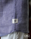 Linen Short Sleeve Shirt - EMSACS0756LSS1097