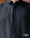 Linen Short Sleeve Shirt - EMSACS0757LSS1096
