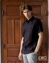 Linen Short Sleeve Shirt - EMSACS0770LSS1641