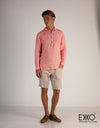 Linen Long Sleeve Shirt - EMSACS0775LLS1340