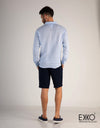 Linen Long Sleeve Shirt - EMSACS0776LLS