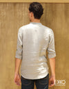 Linen Long Sleeve Shirt EMSACS0688LLS1074