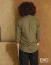 Linen Cotton Long Sleeve Shirt EMSACS0672LCLS1059