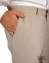 Linen Pant - Light Beige 5.0