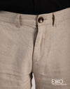 Linen Short - Light Beige 1.0