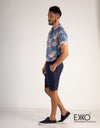 Linen Short - Navy 1.0