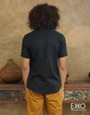 Linen Cotton Short Sleeve Shirt (Cut-away Collar) EMCLC0667SSS