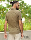 Linen Cotton Short Sleeve ShirtEMCLC0631SS1024