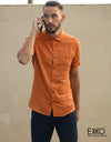 Linen Cotton Short Sleeve ShirtEMCLC0623SSS