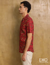 Linen Cotton Shirt (Cut-away Collar) EMSACS0681LCSS