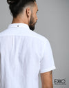 Linen Cotton Short Sleeve ShirtEMCLC0593SSS1009