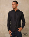 Linen Cotton Long Sleeve Shirt EMCLC0668SLS