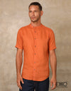 Linen Cotton Short Sleeve Shirt EMCLC0670SSS