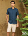 Linen Short Sleeve Shirt EMCSAL685SSS