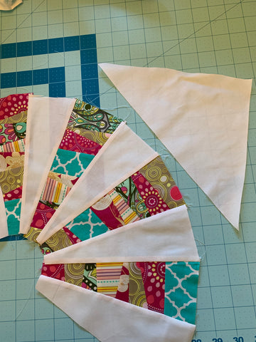 Making of a quilt block