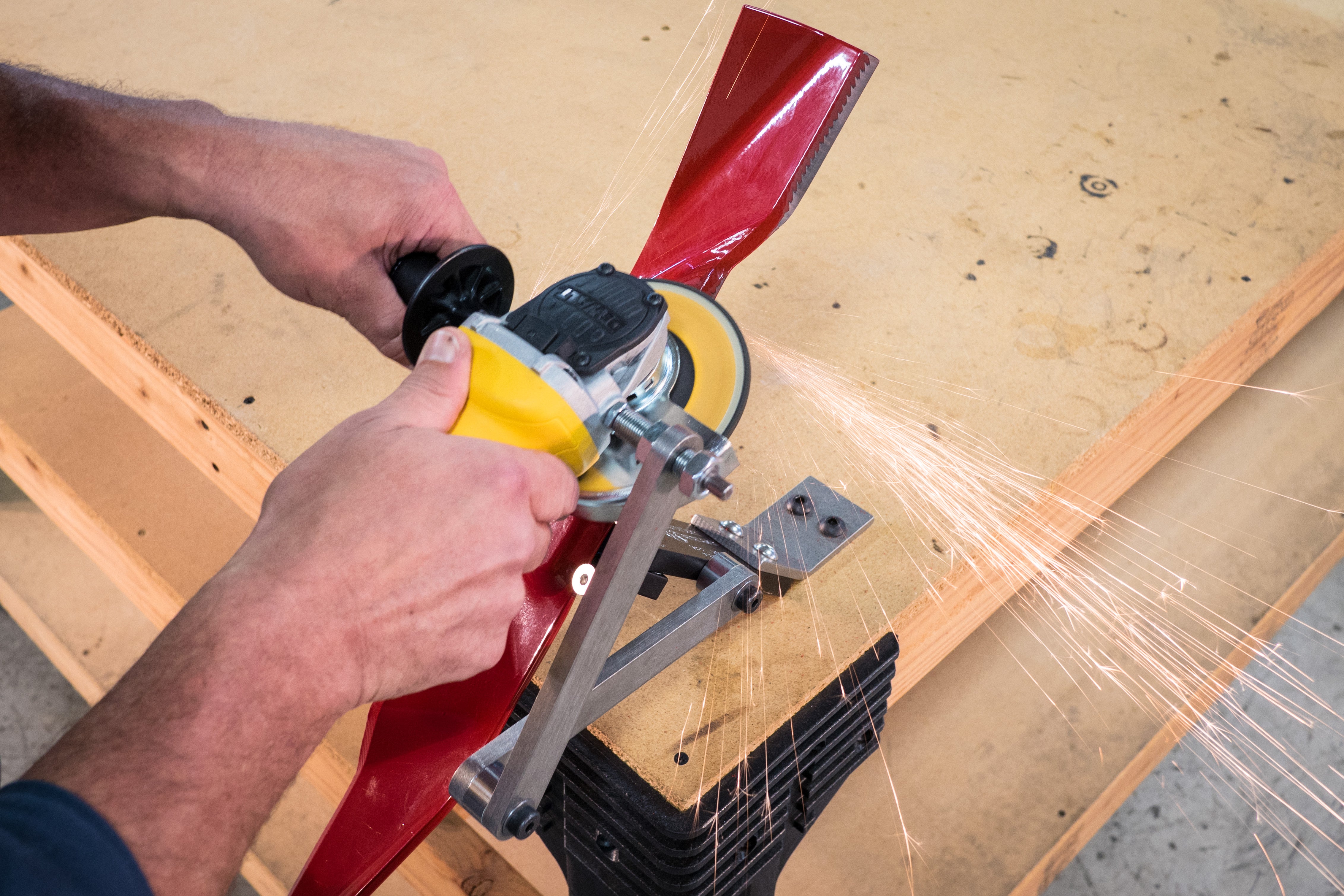 All American Lawn Mower Blade Sharpener