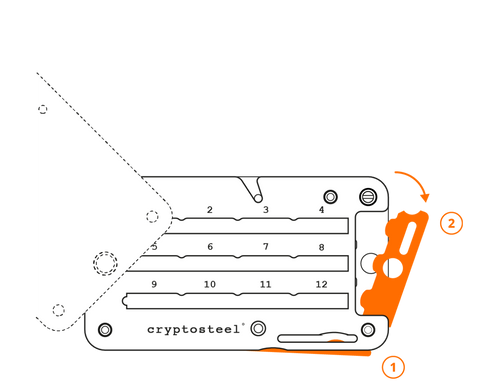 cryptosteel cassette how to use 3