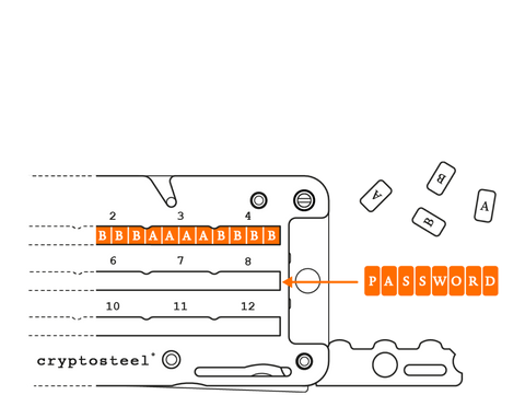 cryptosteel cassette how to use 4