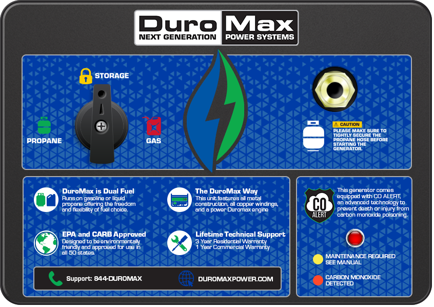 duromax generator XP12000HX