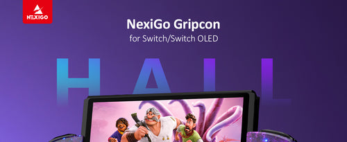 NexiGo Gripcon, Enhanced Switch/Switch OLED Controller with Hall for Handheld Mode
