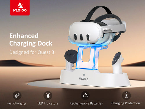 NexiGo Enhanced Charging Dock for Oculus Quest 3.