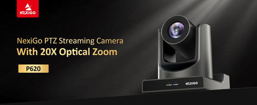 NexiGo PTZ Streaming Camera with 20x Optical Zoom