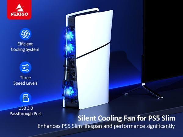 Using cooling fans directly on the PS5 Slim console