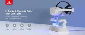 enhanced charging dock with LED light