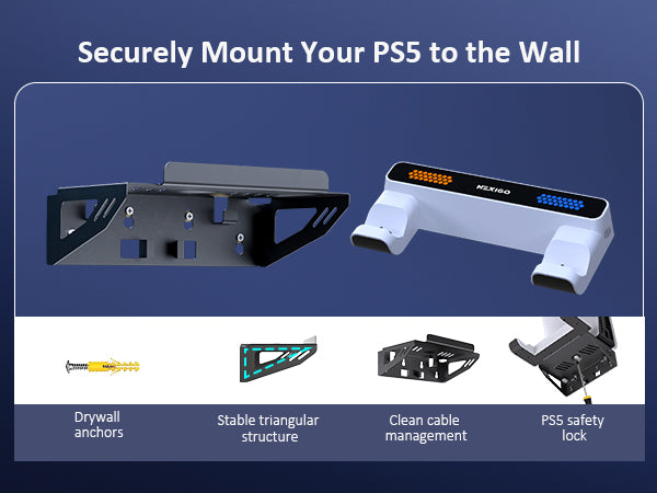 Highlights details of NexiGo Wall mount.