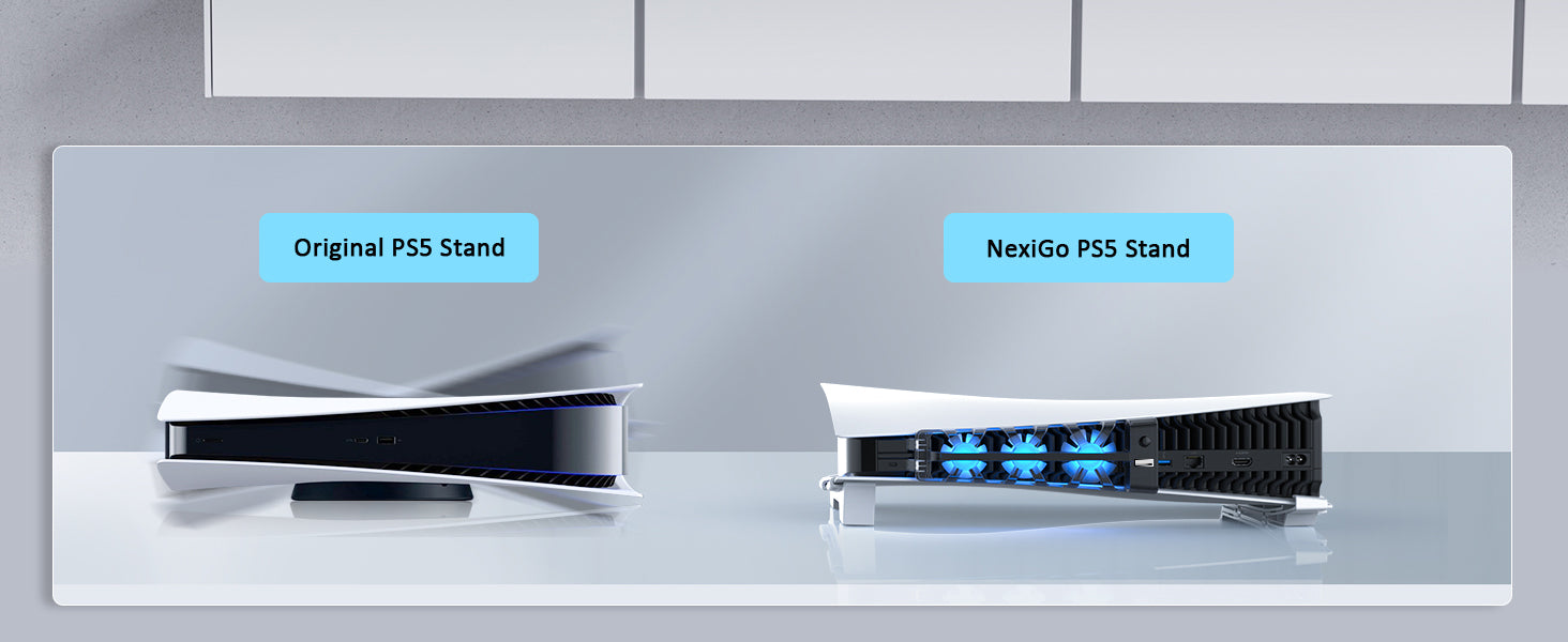 This stand offers a more stable and stylish design than the original one.