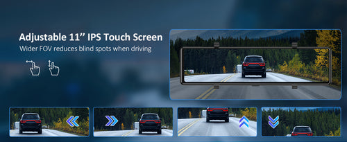 Touch and control with your fingertips on the 11'' IPS screen for a seamless interactive experience