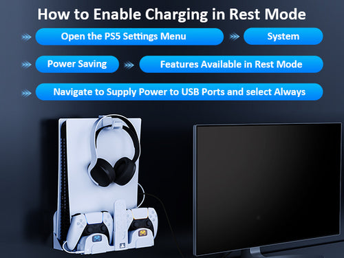 how to enable charging in rest mode