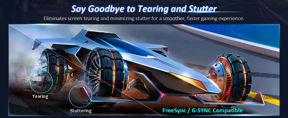 Portable monitors with FreeSync/G-SYNC compatible feature provide smoother visuals.