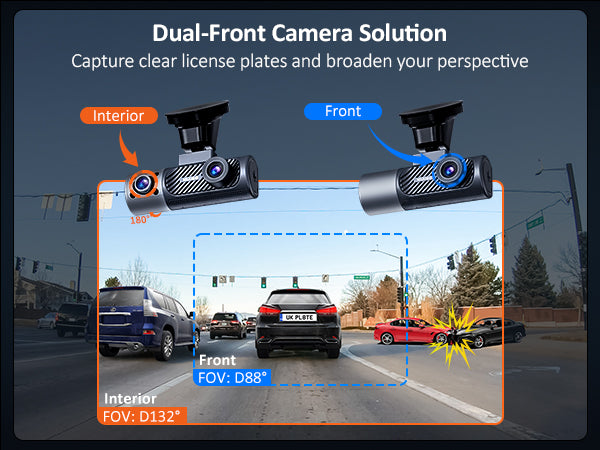 Dual-front camera solution