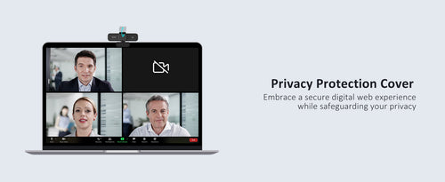 After the video ends, it is possible to use a privacy cover to protect personal privacy.