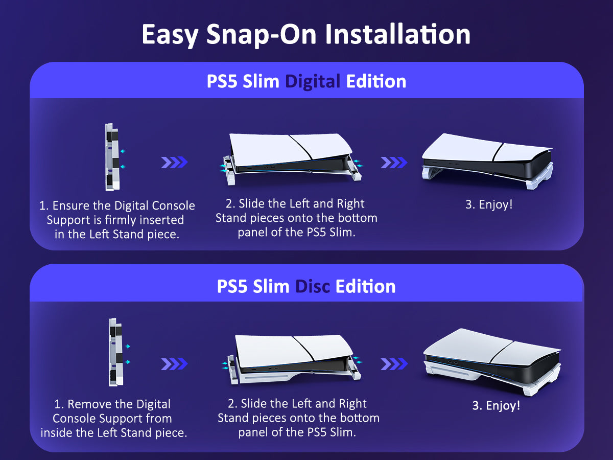 The steps to install two consoles are as follows.