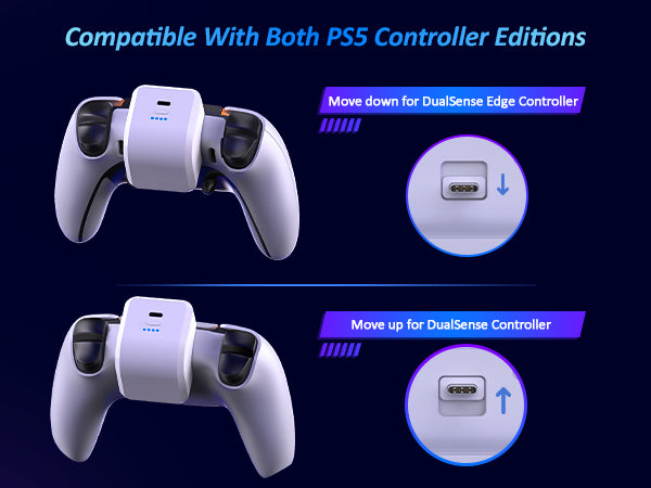 The battery pack is compatible with both controller version