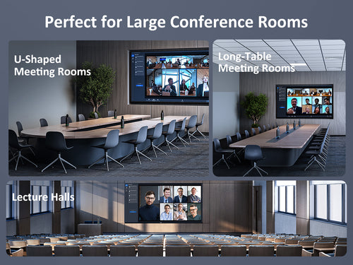 N2000 Ultra is ideal for large conference rooms, long-table meeting rooms, U-shaped meeting rooms.