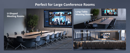 N2000 Ultra is ideal for large conference rooms, long-table meeting rooms, U-shaped meeting rooms.