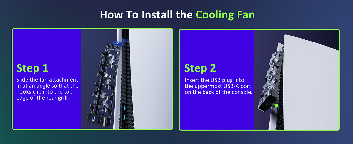 Instructions on installing Cooling Fan