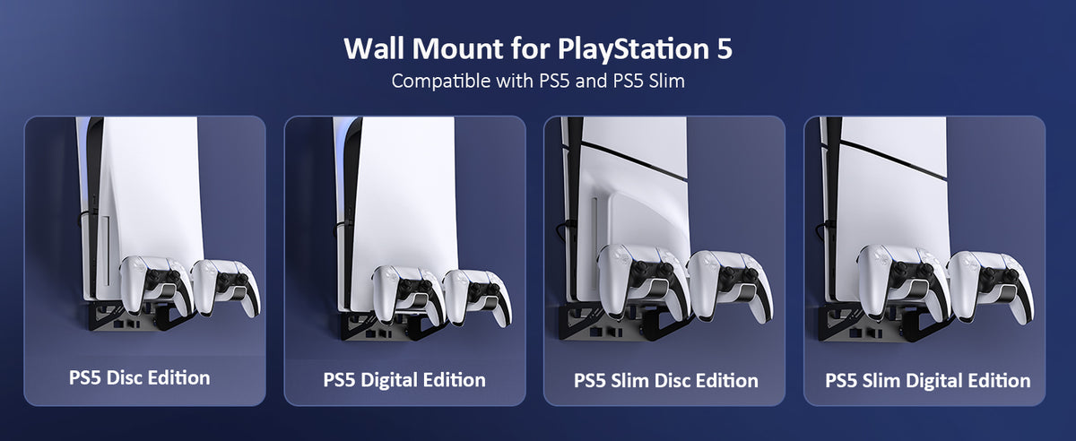 Compatible with PS5 Slim & PS5 Disc/Digital Console.