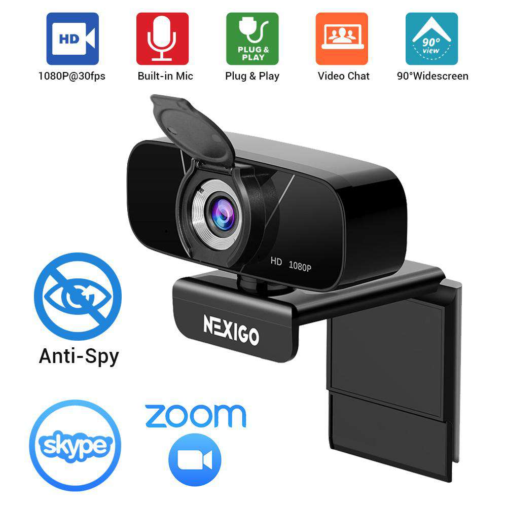 pro hd webcam 1080p widescreen video with microphone for windows & mac